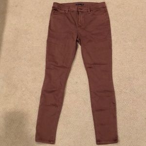 Level 99 Rose-Gold skinny jeans